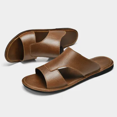 SERENE SOLE LEATHER SANDALS